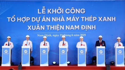 Construction begins on green hydrogen steel plant in Nam Dinh