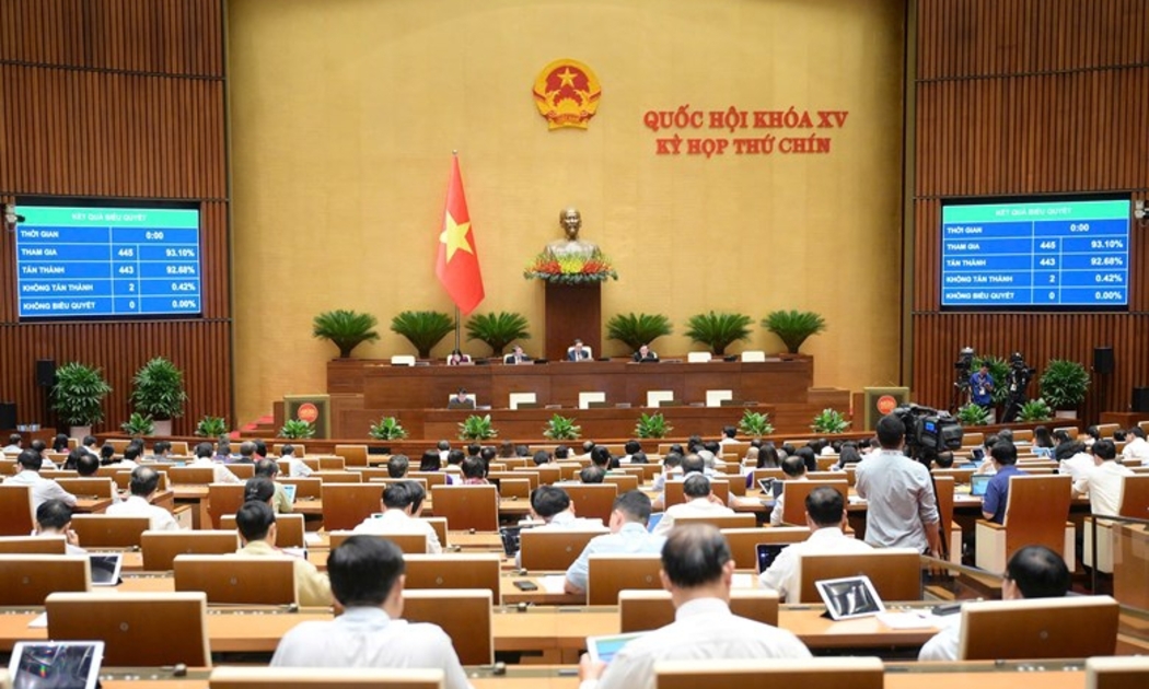 Quốc hội Biểu quyết thông qua Luật Thanh tra (sửa đổi).