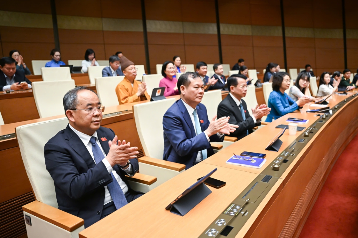 Kỳ họp thứ 9, Quốc hội khóa XV thành công tốt đẹp. Ảnh: Quochoi.vn.