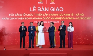 Vingroup bàn giao mặt bằng Trung tâm Triển lãm Việt Nam nhân dịp kỷ niệm 80 năm ngày Quốc khánh