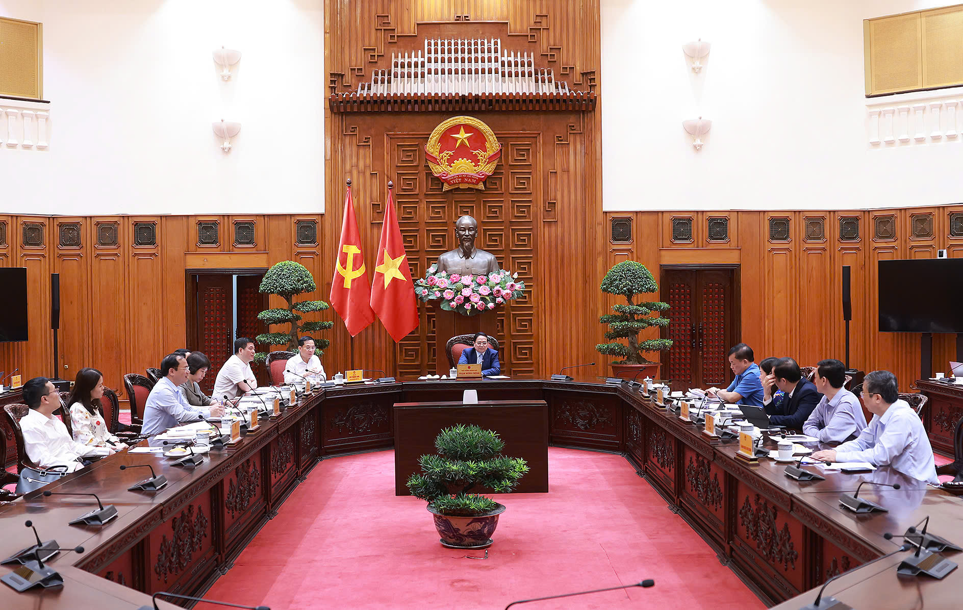Quang cảnh cuộc họp - Ảnh: VGP