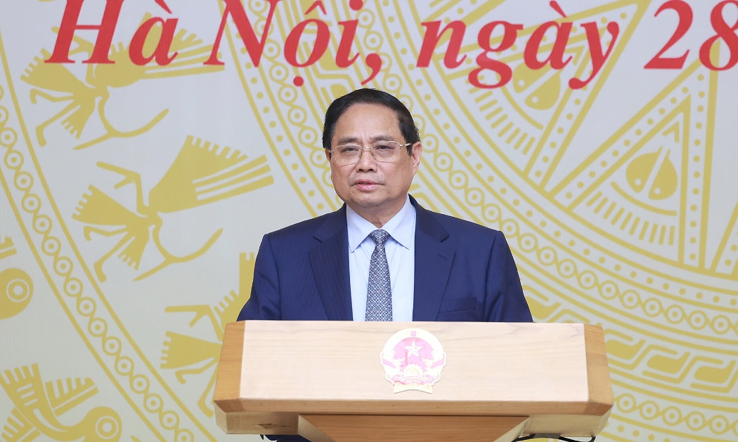 Thủ tướng phát biểu tại phiên họp - Ảnh: VGP