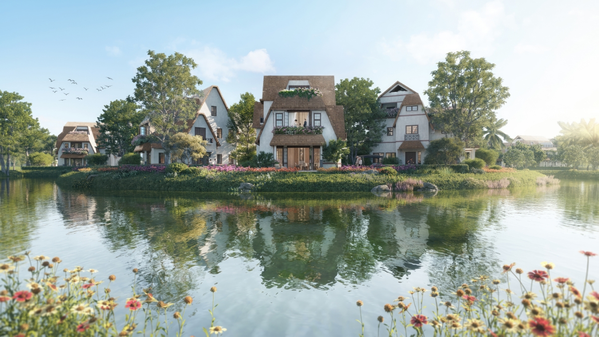Đảo Ch&acirc;u &Acirc;u l&agrave; ph&acirc;n khu cao cấp, đắt gi&aacute; nhất Eco Central Park.