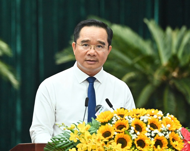 Ông Nguyễn Văn Được, Ủy viên Trung ương Đảng, Phó Bí thư Thành ủy Thành phố Hồ Chí Minh (mới) nhiệm kỳ 2020 - 2025 giữ chức vụ Chủ tịch Uỷ ban nhân dân Thành phố Hồ Chí Minh (mới) nhiệm kỳ 2021 - 2026. Ảnh: VGP.