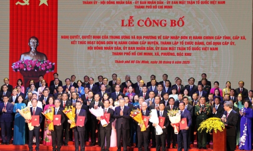 Thành phố Hồ Chí Minh công bố các nhân sự chủ chốt, sẵn sàng vận hành từ ngày 1/7