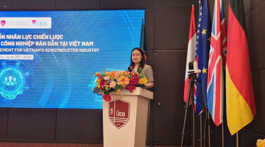 PGS.TS. Nguyễn Anh Thu, Ph&oacute; Hiệu trưởng Trường Đại học Kinh tế, Đại học Quốc gia H&agrave; Nội