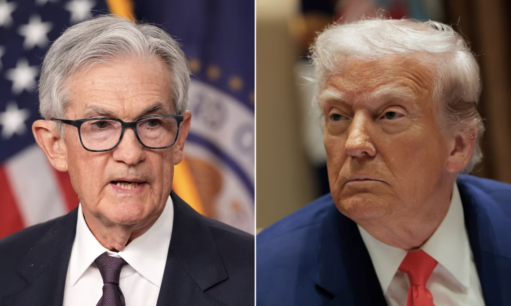 Chủ tịch Fed Jerome Powell (trái) và Tổng thống Mỹ Donald Trump - Ảnh: Getty/CNN.