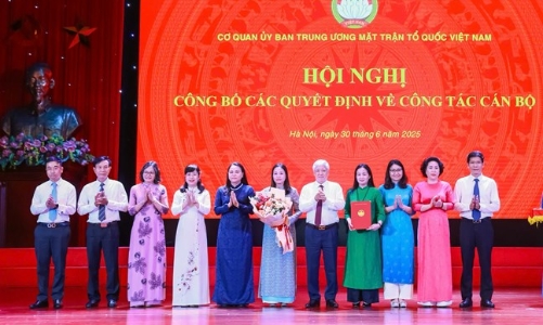 Sau sắp xếp, Ủy ban Trung ương MTTQ Việt Nam có 19 ban, đơn vị