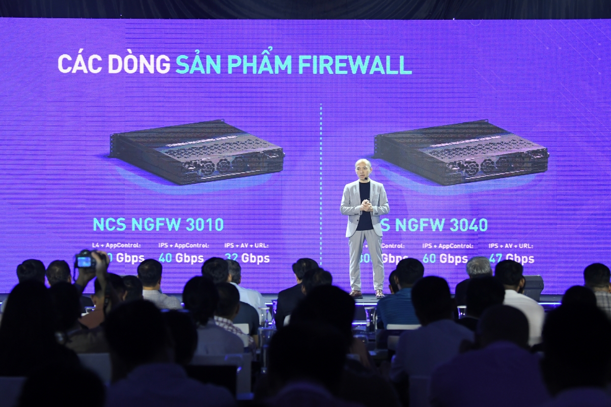 &Ocirc;ng Vũ Ngọc Sơn, Gi&aacute;m đốc C&ocirc;ng nghệ, Kiến tr&uacute;c sư trưởng Hệ sinh th&aacute;i Sản phẩm an ninh mạng NCS, tại sự kiện.&nbsp;