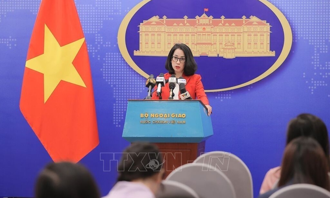 Người phát ngôn Bộ Ngoại giao Phạm Thu Hằng - Ảnh: TTXVN