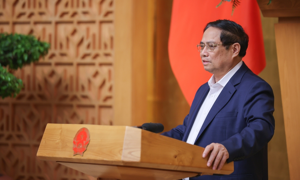 Thủ tướng phát biểu tại hội nghị - Ảnh: VGP