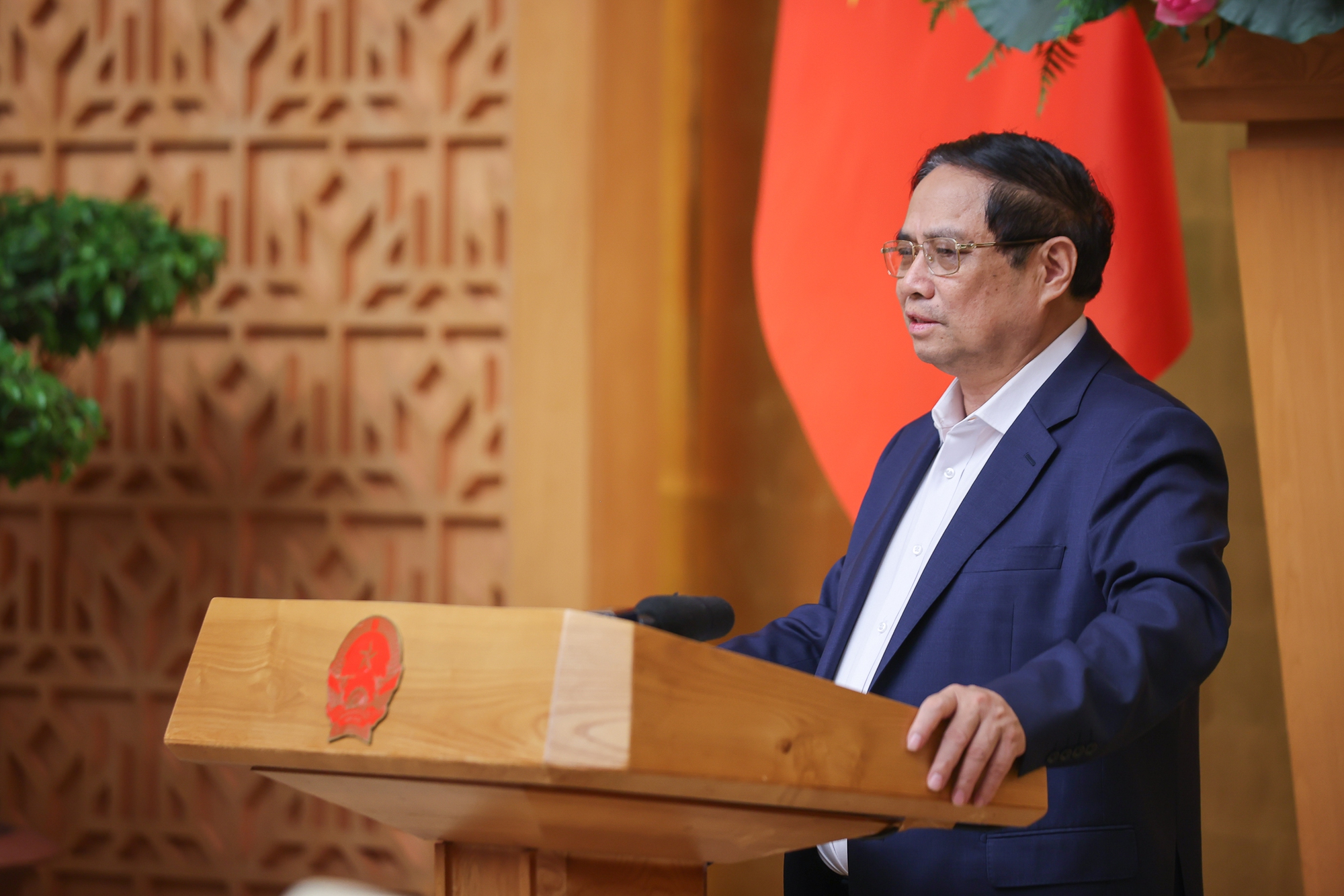 Thủ tướng phát biểu tại hội nghị - Ảnh: VGP