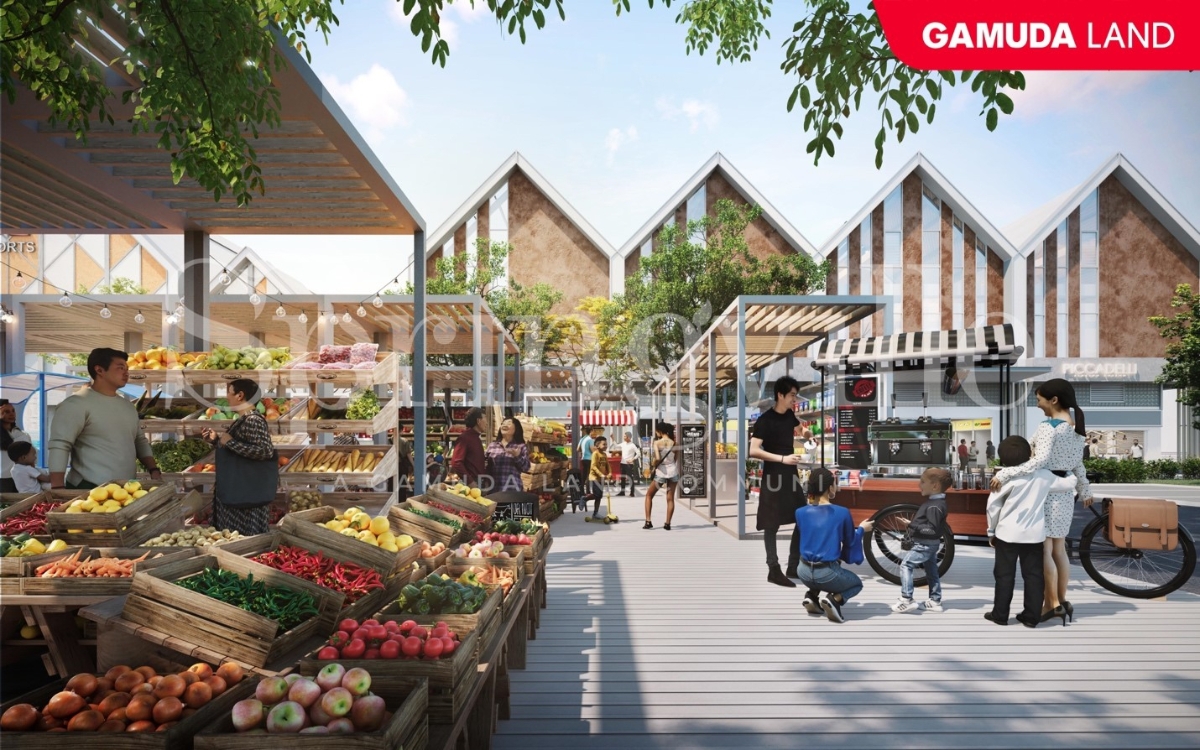 Spring Market được kiến tạo với mục tiêu duy trì văn hoá chợ truyền thống Việt Nam nhưng nâng tầm bằng cơ sở vật chất tối tân, hiện đại.