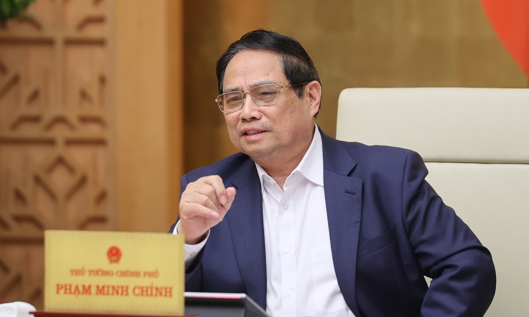 Thủ tướng phát biểu tại hội nghị - Ảnh: VGP