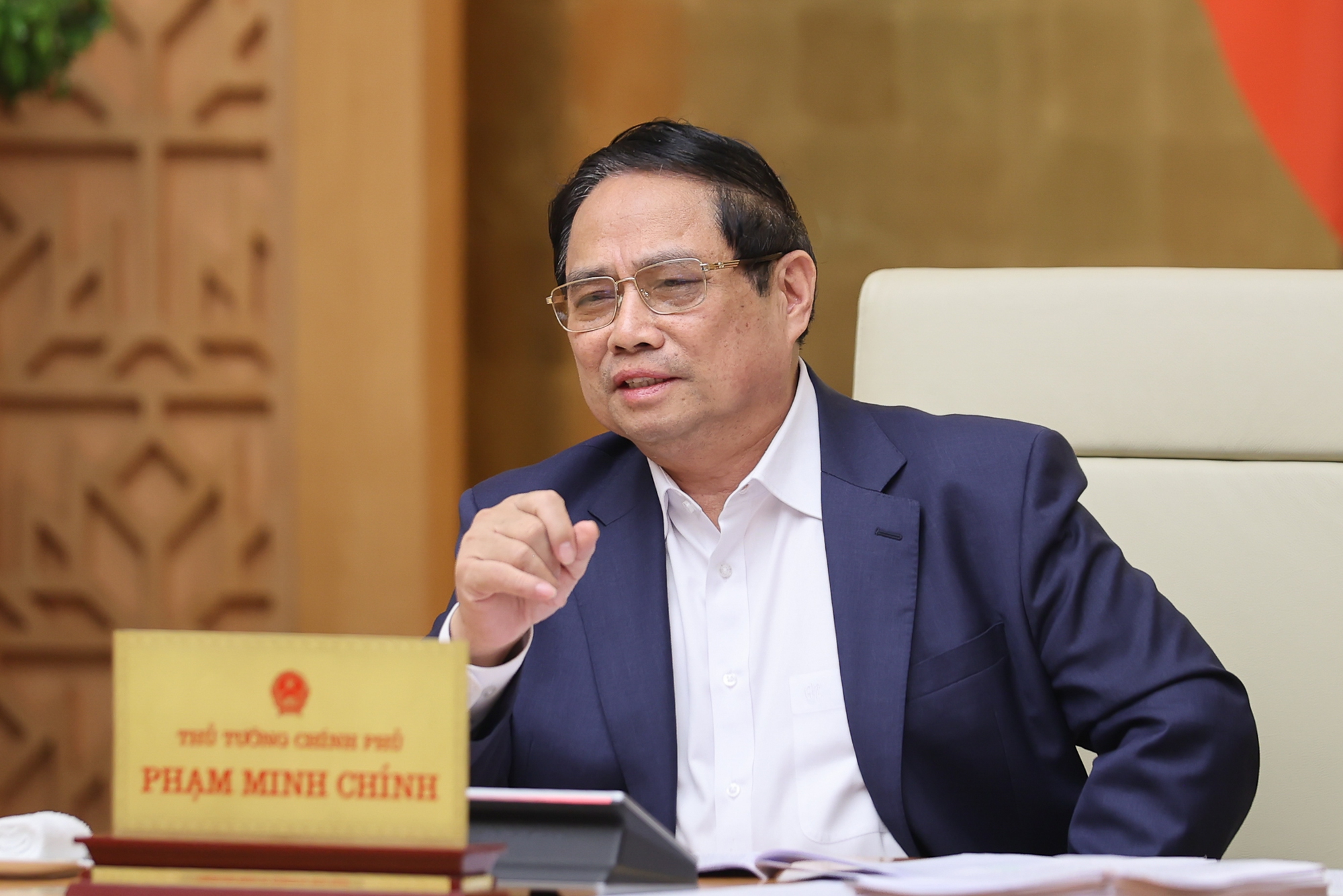 Thủ tướng phát biểu tại hội nghị - Ảnh: VGP