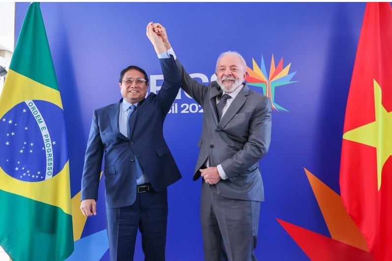 Prime Minister holds talks with Brazilian President ahead of BRICS Summit