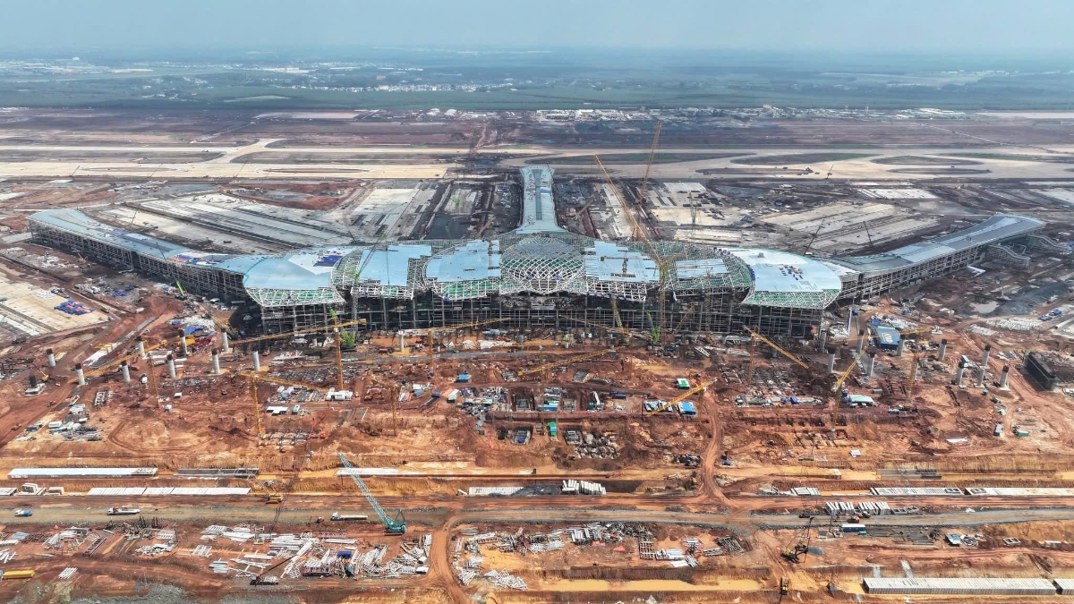 Đại công trường sân bay Long Thành - Ảnh: ACV.