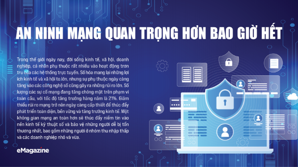 An ninh mạng quan trọng hơn bao giờ hết