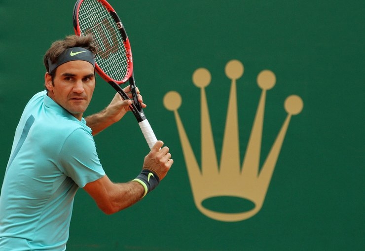 Ảnh: Tay vợi tennis nổi tiếng Roger Federer