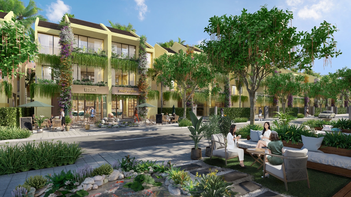 Không gian nhà vườn Park Home rộng thoáng với thiên nhiên chan hòa và tiện ích đa dạng để cư dân tận hưởng trọn vẹn giá trị sống và tái tạo năng lượng mỗi ngày.