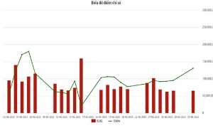 Tháng 6, tổng giao dịch của nhà đầu tư nước ngoài tại HNX tăng 77% so với tháng trước