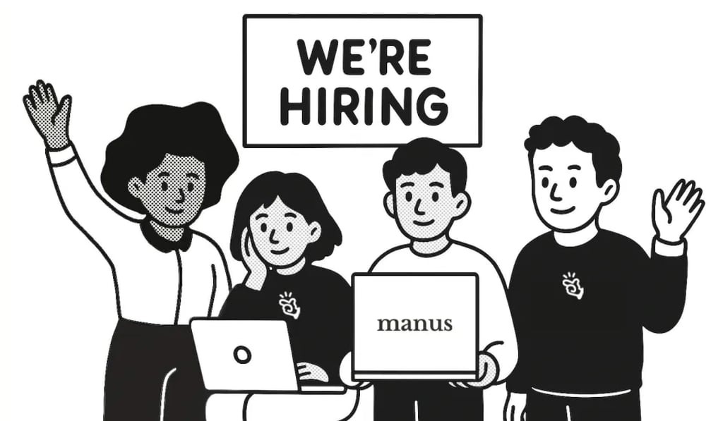 Một quảng c&aacute;o tuyển dụng của Manus