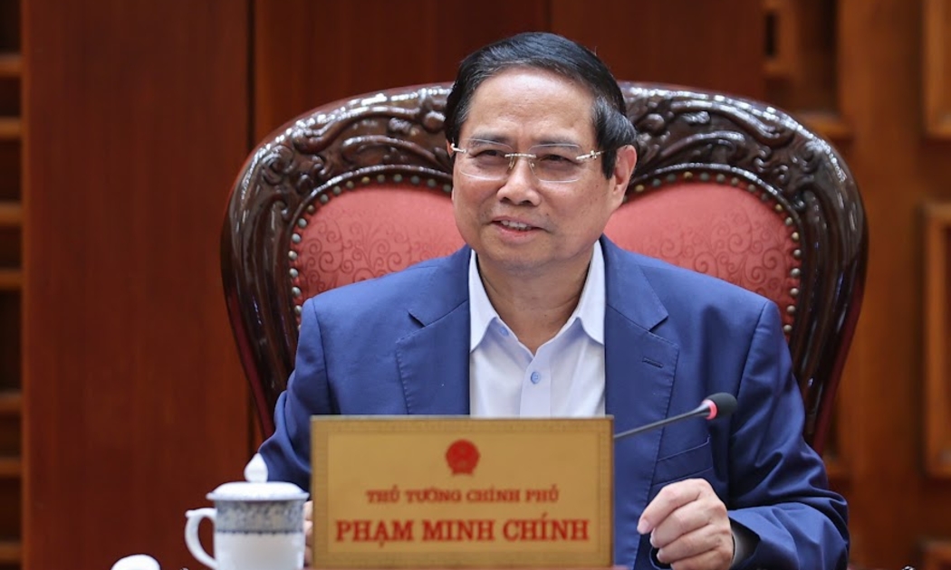 Thủ tướng phát biểu tại cuộc họp - Ảnh: VGP