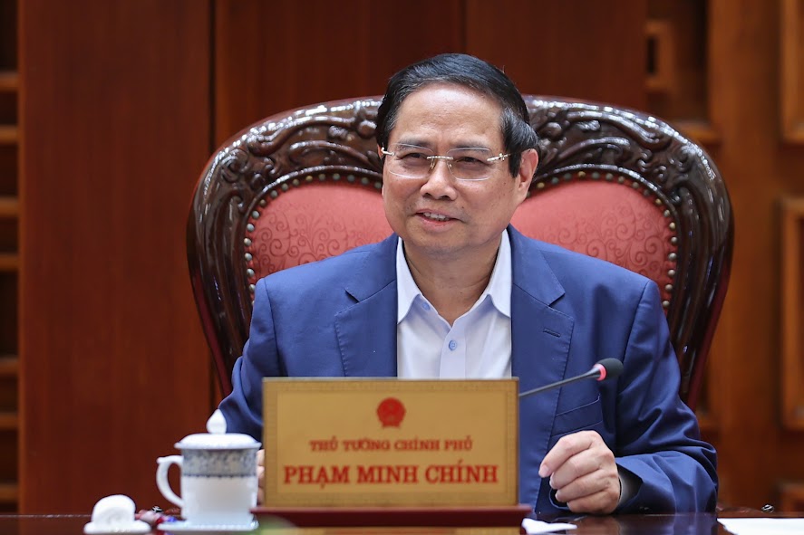 Thủ tướng phát biểu tại cuộc họp - Ảnh: VGP