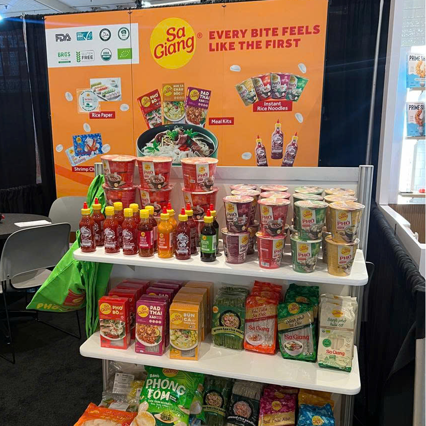 Sa Giang tại&nbsp;sự kiện Summer Fancy Food Show 2025 diễn ra ở New York.