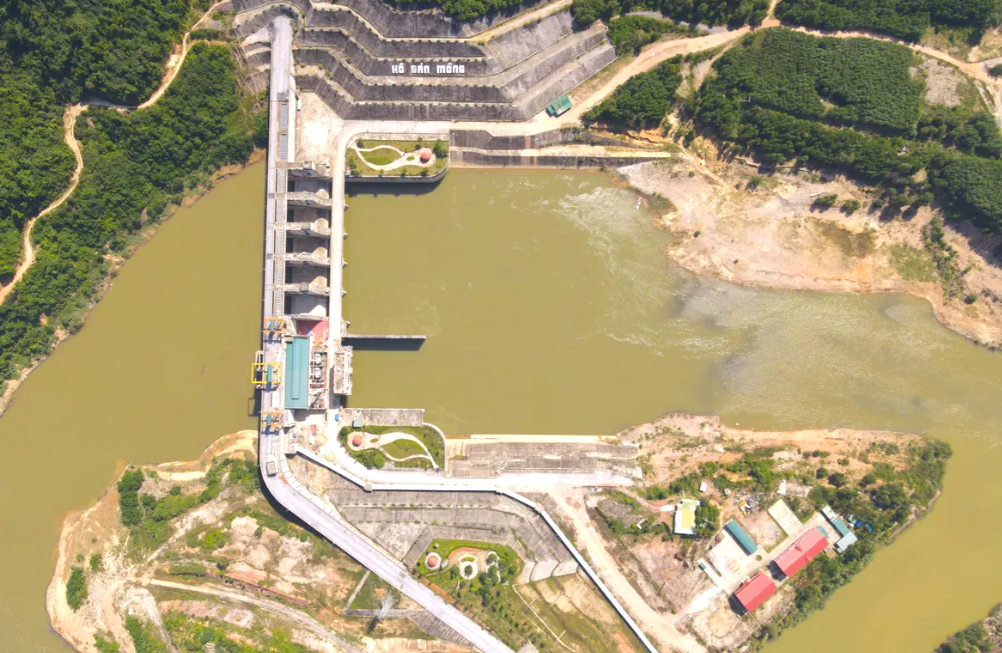 Dự án Hồ chứa nước Bản Mồng. Ảnh: Ngọc Tú