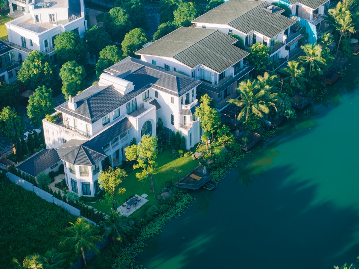 Một góc biệt thự đảo - bất động sản compound tại khu đô thị Ecopark Hưng Yên