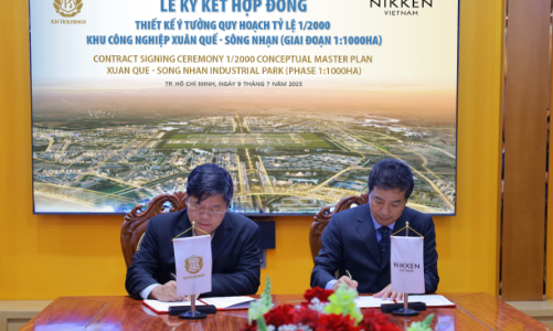 Khu công nghiệp Xuân Quế và Nikken Việt Nam ký kết hợp đồng tư vấn lập ý tưởng quy hoạch