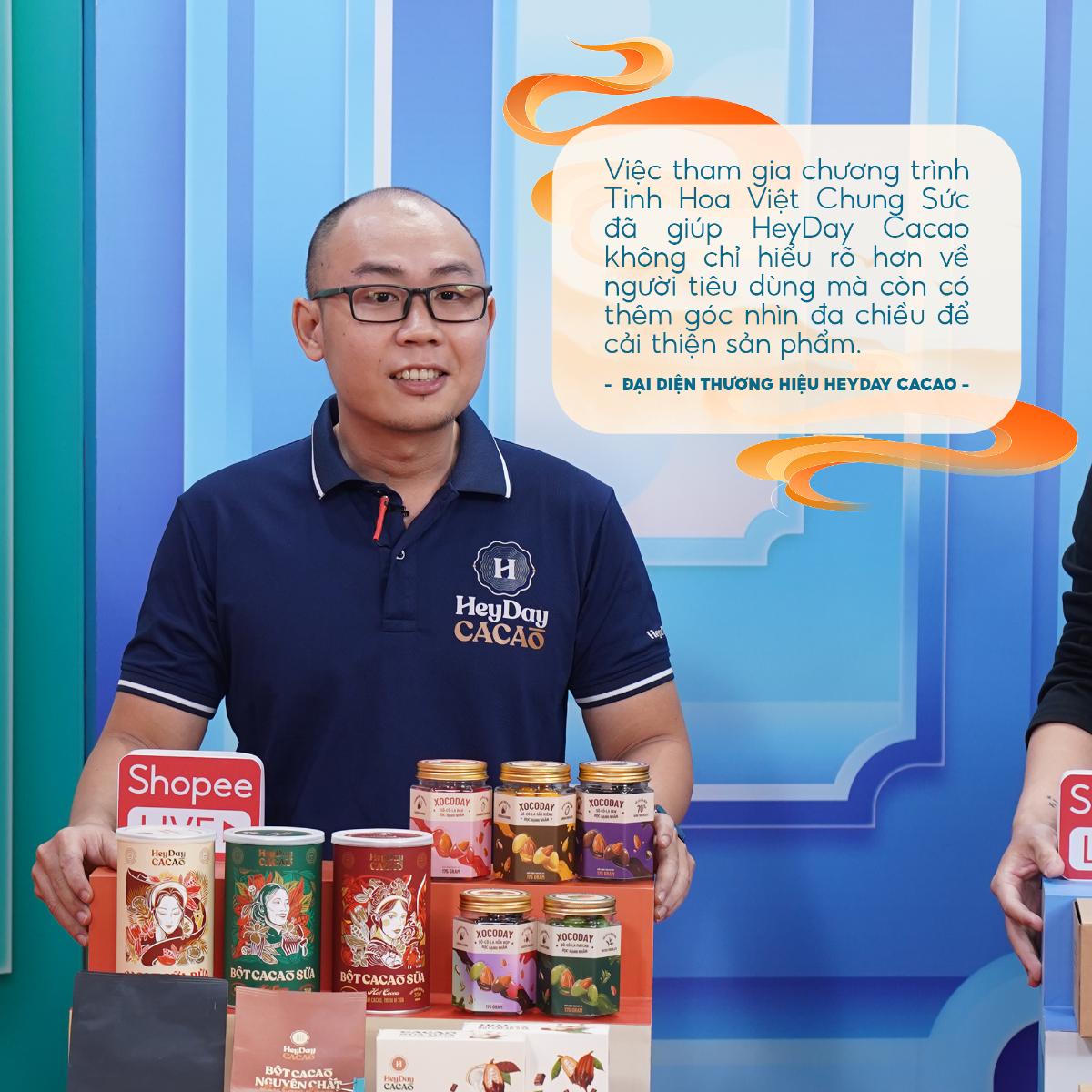 HeyDay Cacao ghi nhận những con số t&iacute;ch cực kh&ocirc;ng chỉ về hiệu quả kinh doanh m&agrave; c&ograve;n gi&aacute; trị kết nối sau khi tham gia &ldquo;Tinh hoa Việt chung sức&rdquo;.
