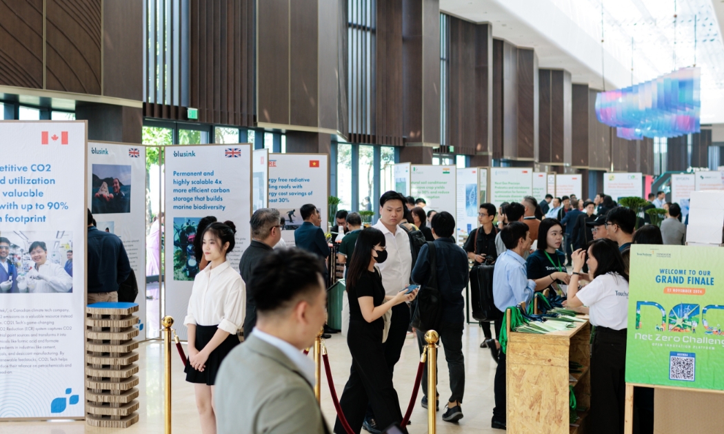 Các startup cùng trao đổi với các nhà đầu tư tại Chung kết cuộc thi Net Zero Challenge 2024 - Ảnh minh họa.