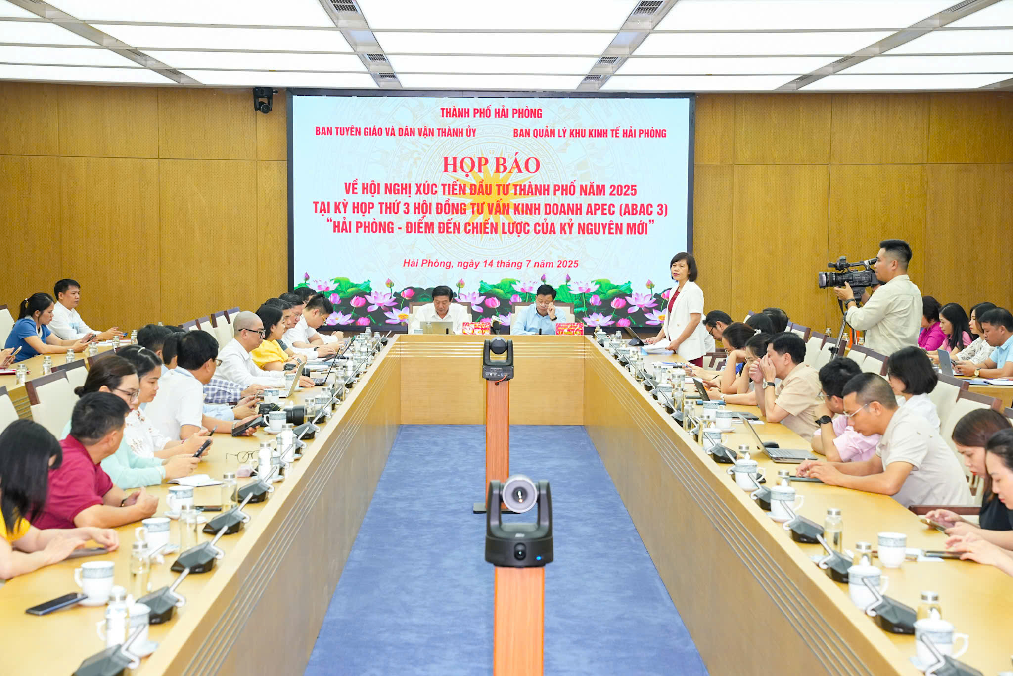 Hải Phòng đã tổ chức Họp báo thông tin về Hội nghị xúc tiến đầu tư năm 2025