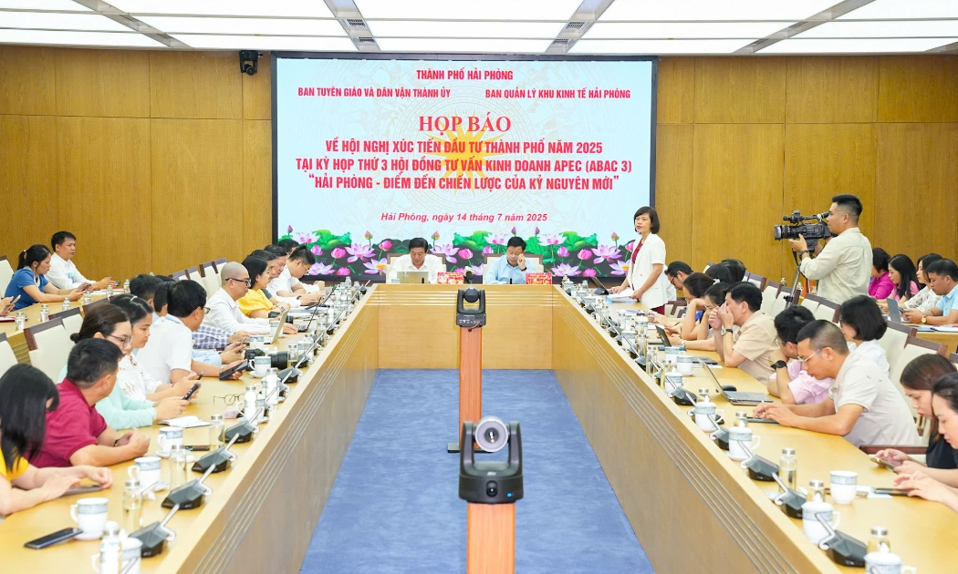 Hải Phòng đã tổ chức Họp báo thông tin về Hội nghị xúc tiến đầu tư năm 2025