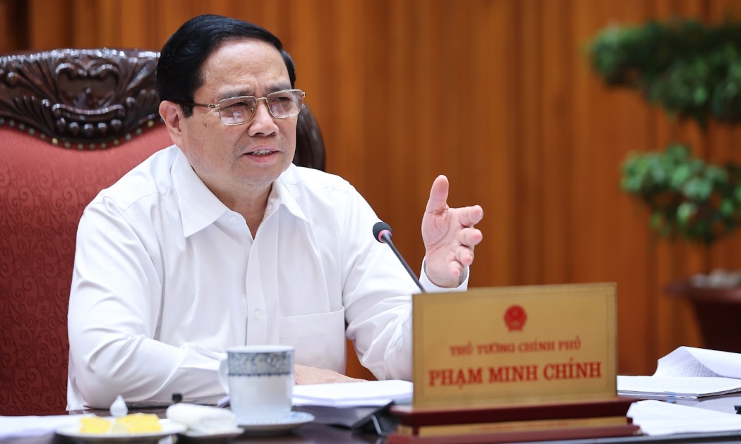 Thủ tướng phát biểu tại phiên họp - Ảnh: VGP