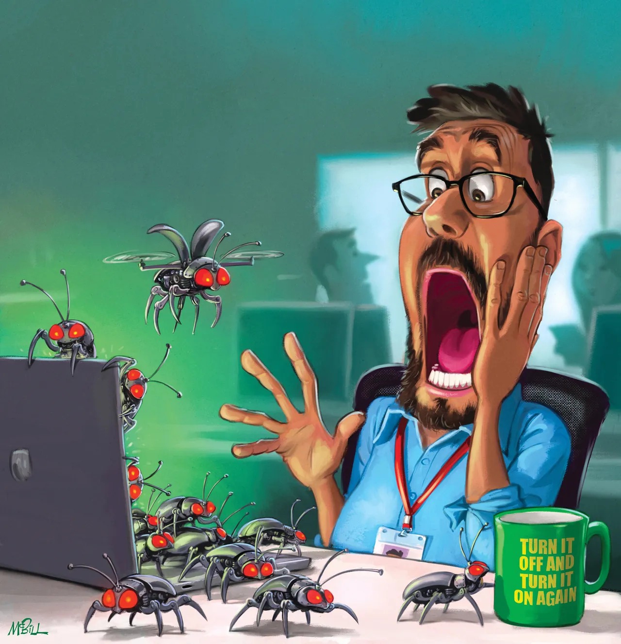 Theo Microsoft, mỗi ngày có khoảng 600 triệu cuộc tấn công mạng diễn ra trên toàn cầu. Ảnh minh họa