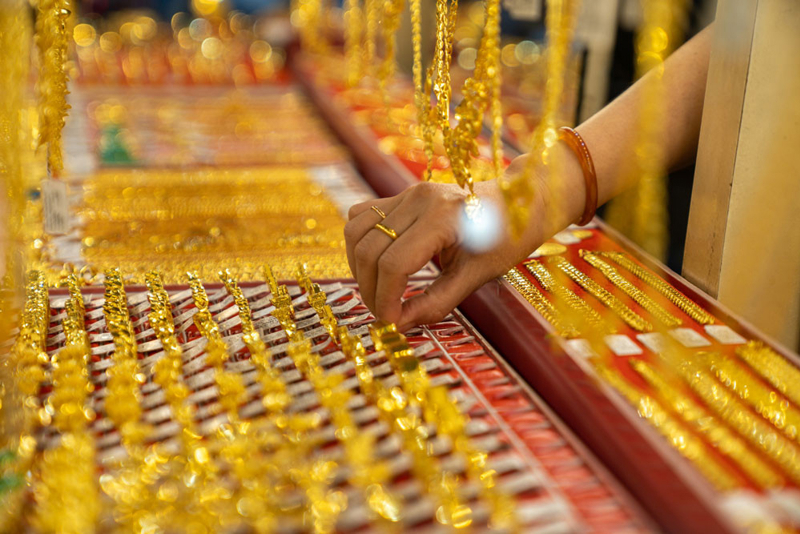 Phiên sáng 15/7, giá vàng miếng giảm nhẹ.