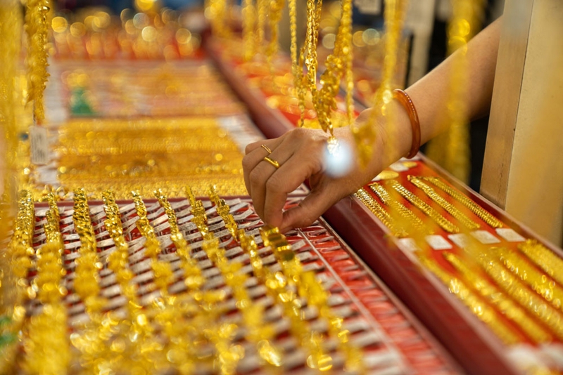 Phiên sáng 15/7, giá vàng miếng giảm nhẹ.