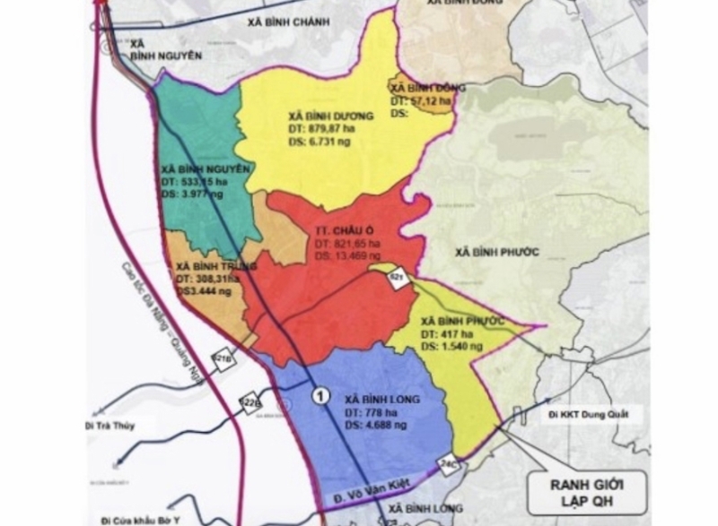 Central Quang Ngai province  green-lights master plan for 3,800 ha Chau O urban area