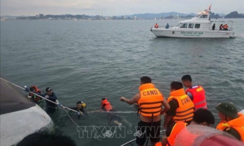 Yêu cầu doanh nghiệp bảo hiểm khẩn trương hỗ trợ thiệt hại vụ lật tàu tại Quảng Ninh