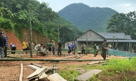 Nhiều khu dân cư miền núi Thanh Hoá, Nghệ An được sơ tán khẩn