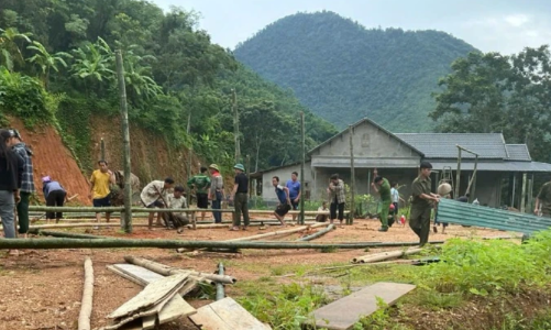 Nhiều khu dân cư miền núi Thanh Hoá, Nghệ An được sơ tán khẩn