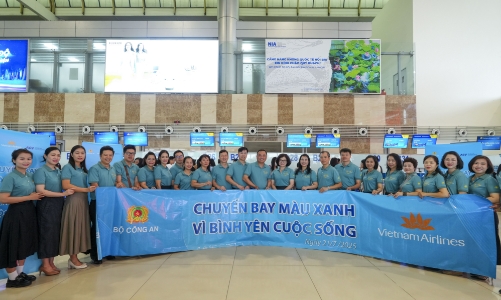  “Chuyến bay màu xanh - Vì bình yên cuộc sống 2025” - Chương trình đồng hành giữa Vietnam Airlines và Bộ Công an