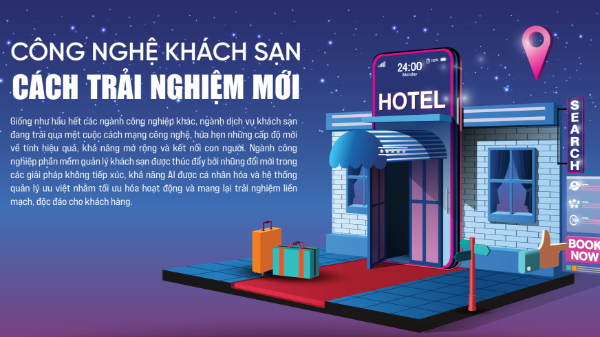 Công nghệ khách sạn cách trải nghiệm mới