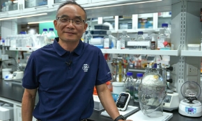 Tiến sĩ Luo Minmin tại phòng thí nghiệm Viện Nghiên cứu Não bộ Trung Quốc (Bắc Kinh, Trung Quốc). 