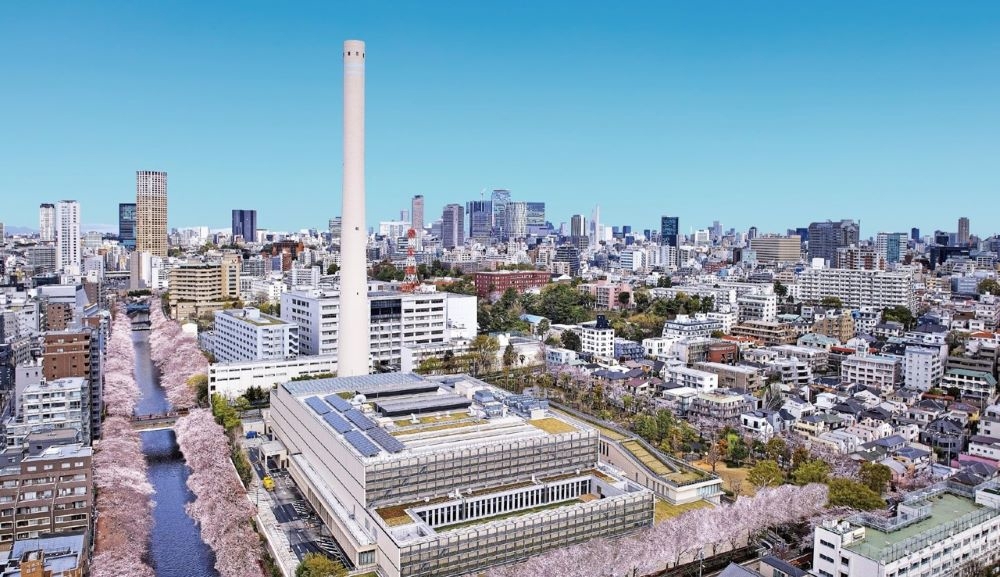 Nhà máy điện rác Meguro tại Nhật Bản. Ảnh JFE Engineering.