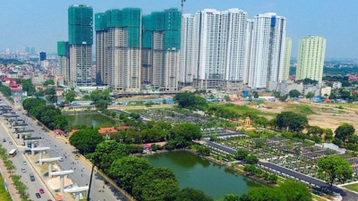 Primary selling price for apartments in Hanoi keeps upward trend