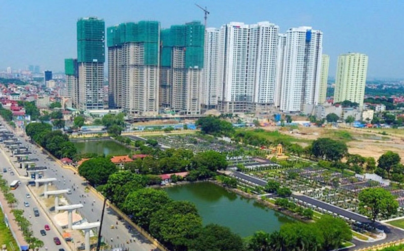 Primary selling price for apartments in Hanoi keeps upward trend